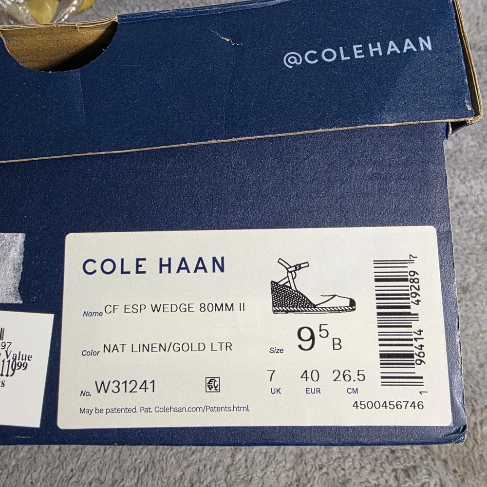 Cole Haan espadrille accents